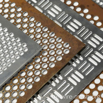 Dekoration Kupferblatt perforiertes Metallblech